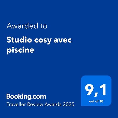 Studio Cosy Avec Piscine Saint-Joseph Exteriör bild